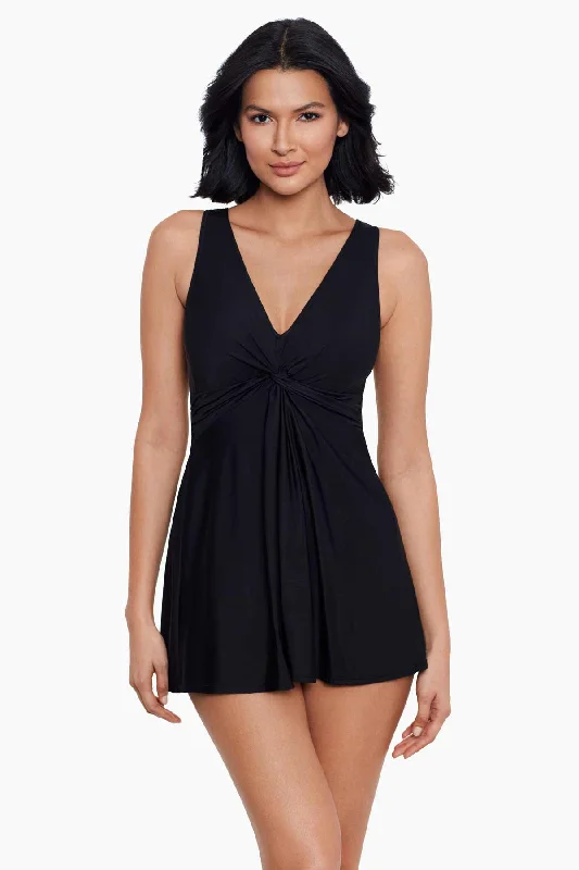 Must Haves Marais One Piece Swim Dress Vintage Women's 1970S 