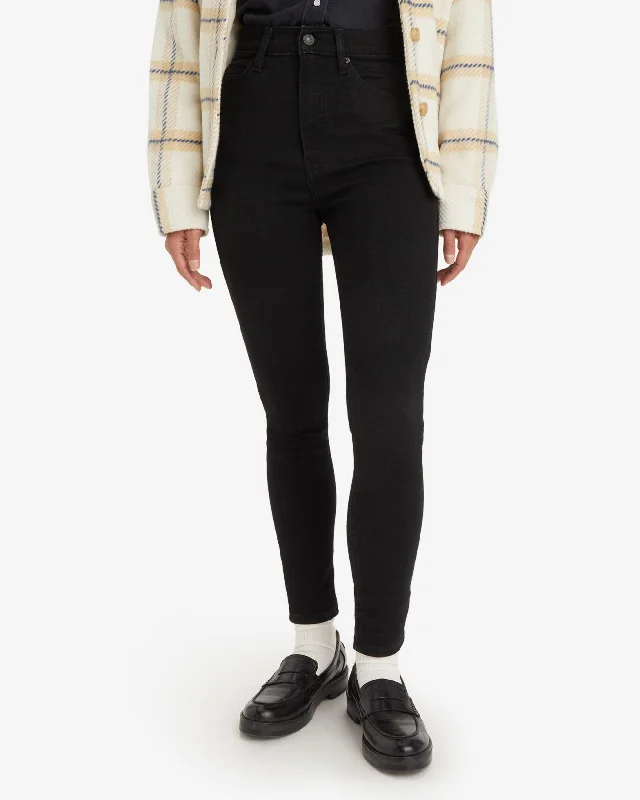 Levi's® Womens Retro High Rise Skinny Jeans - Black Celestial Cozy Women's Sherpa - lined