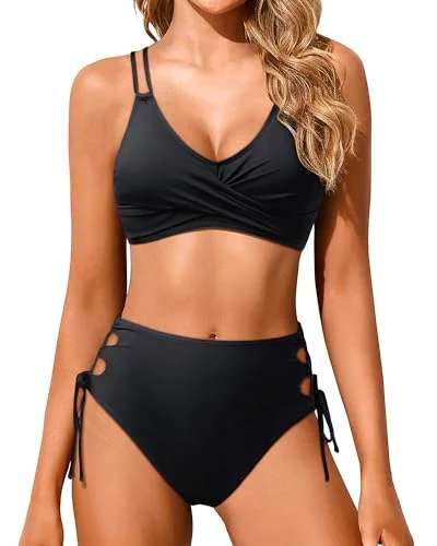 Women High Waisted Bikini Set Two Piece Swimsuits Push up Wrap Swim Suits Top Tummy Control Bathing Suit Bottom Cool Women's Skate Women High Waisted Bikini Set Two Piece Swimsuits Push up Wrap Swim Suits Top Tummy Control Bathing Suit Bottom Cool Women's Skate