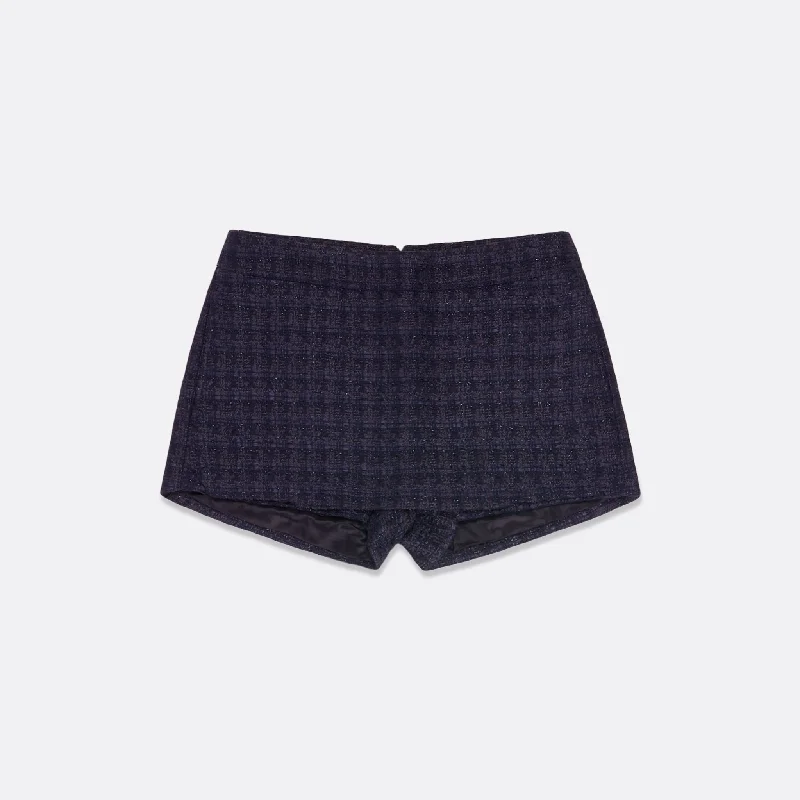 WOMEN'S TWEED SKORT Polished Women's Silk