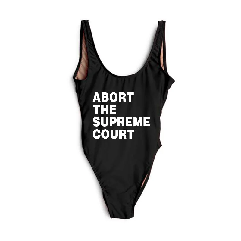 ABORT THE SUPREME COURT [SWIMSUIT] Refined Women's Hand - crafted