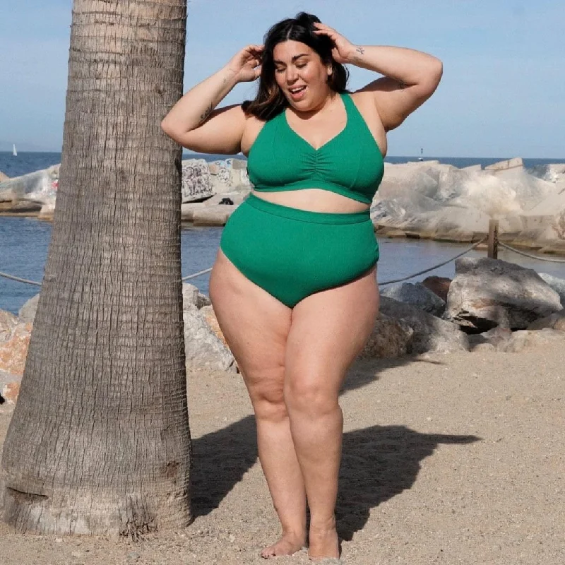 Hasta La Vista Rib Bikini Bottoms - Craic Unique Women's Upcycled