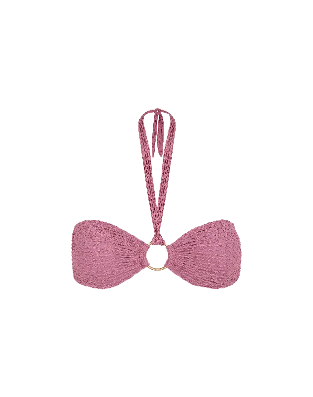 Mesh Ring Bandeau Top - Charming Compression