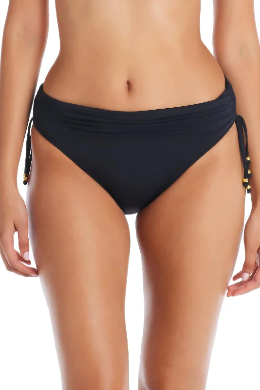 Kore Sarong Shirred Tie Side Sarong Hipster Bikini Bottom performance