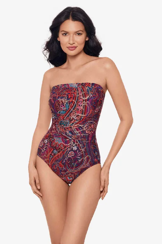 Dynasty Avanti Bandeau One Piece Swimsuit Monochromatic All - in - one