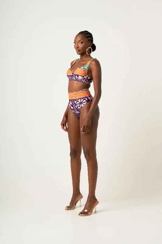 ANU PURPLE High Waist Bikini Bottom Youthful Women's Pop