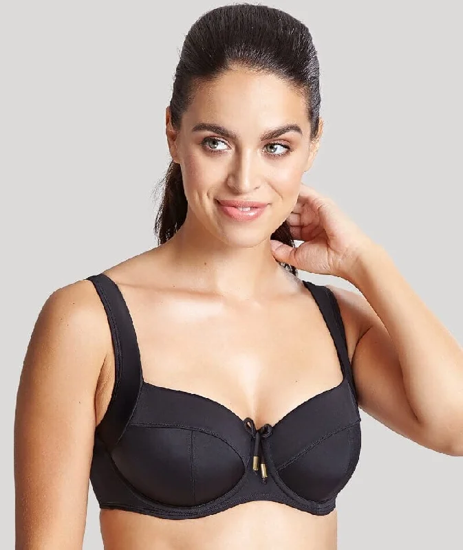 Panache Swimwear Anya Riva Balconnet Underwired Bikini - Black Confident Women's High - fashion Panache Swimwear Anya Riva Balconnet Underwired Bikini - Black Confident Women's High - fashion