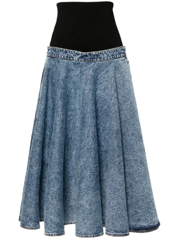 Alaia Women's Skirts blue Gym