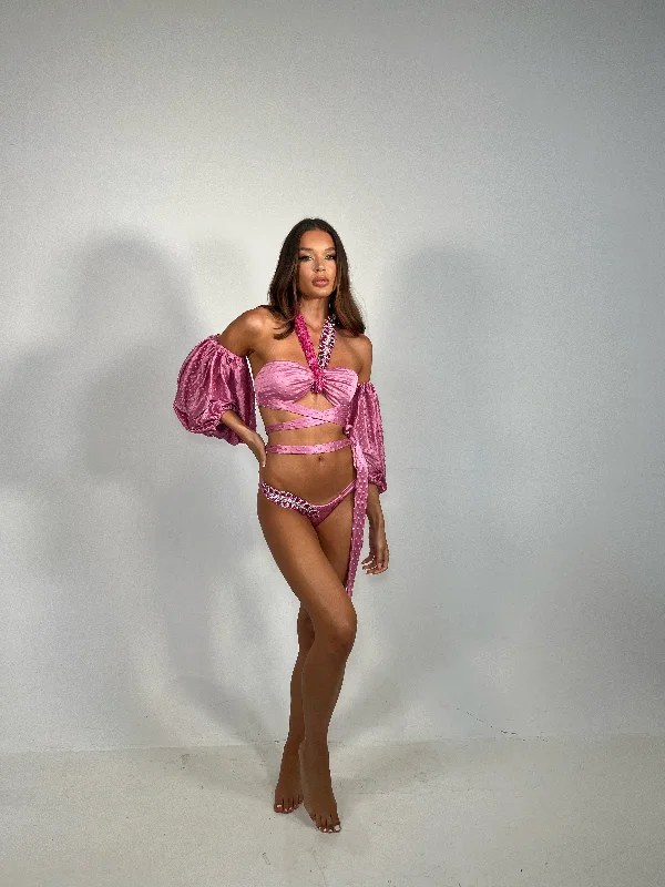 Pink Silk - LEVANA Bikini Knicker Edgy Women's Punk