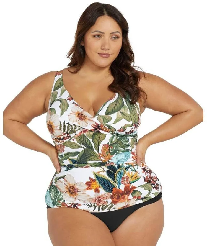 Artesands Into the Saltu Delacroix Cross Front D-G Cup Tankini Top - White Refined Women's Classic Artesands Into the Saltu Delacroix Cross Front D-G Cup Tankini Top - White Refined Women's Classic