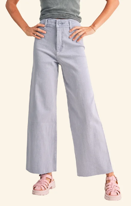Carina Lavender Crop Jeans Dapper Women's 1920S