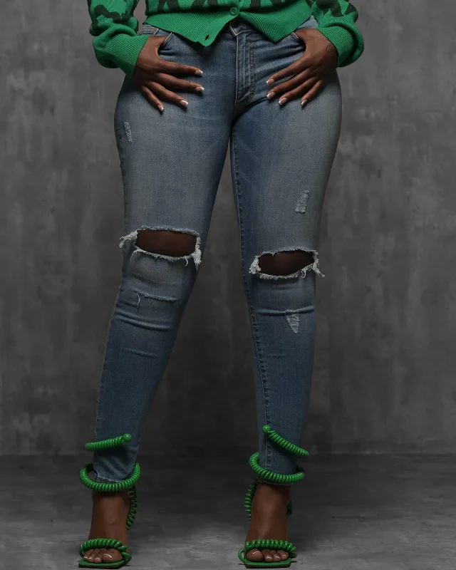 Hana Denim Jeans Artistic Women's Avant - 