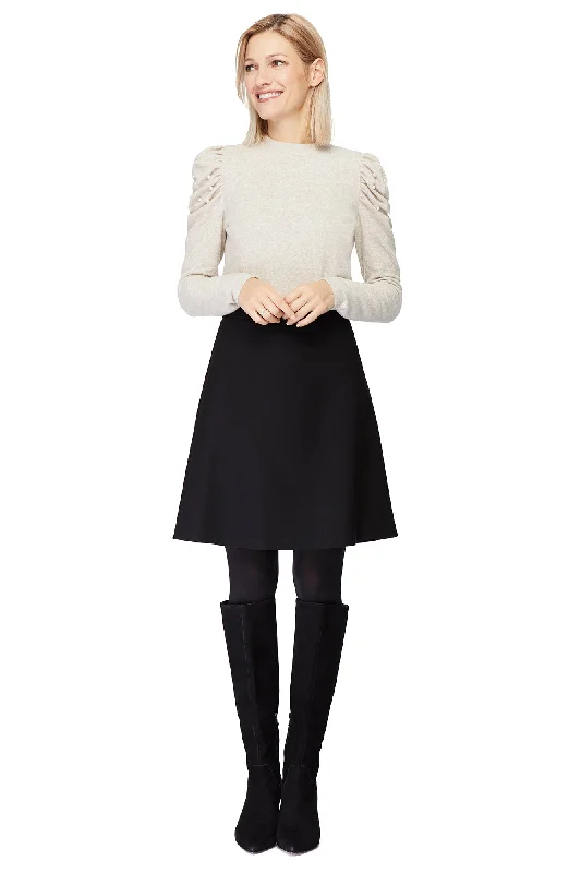 Emily Ponte Black Skirt Feminine Women's Style 
