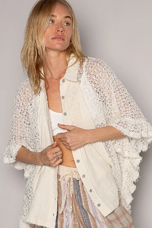 Dallas Lace Top Vintage Women's 1970S 