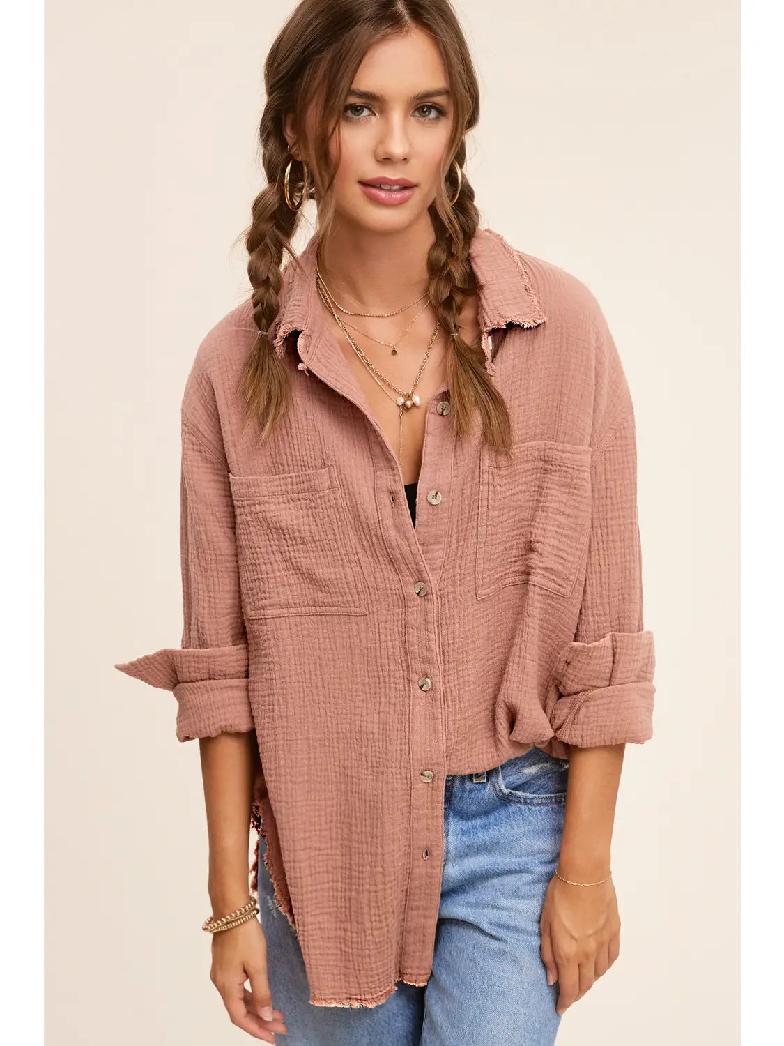 Sally Salmon Buttondown Dynamic Women's Moto