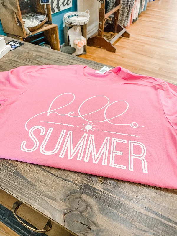 Hello Summer Graphic Tee Scandinavian