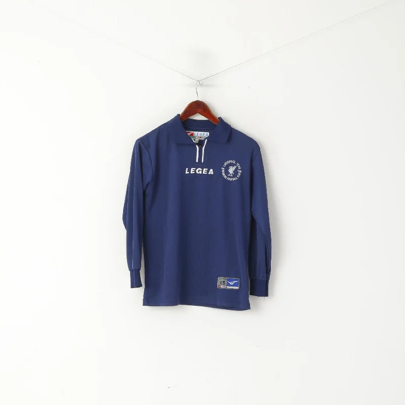 Legea Women XS Shirt Navy Vintage Liverpool Womens Football Club Jersey Business