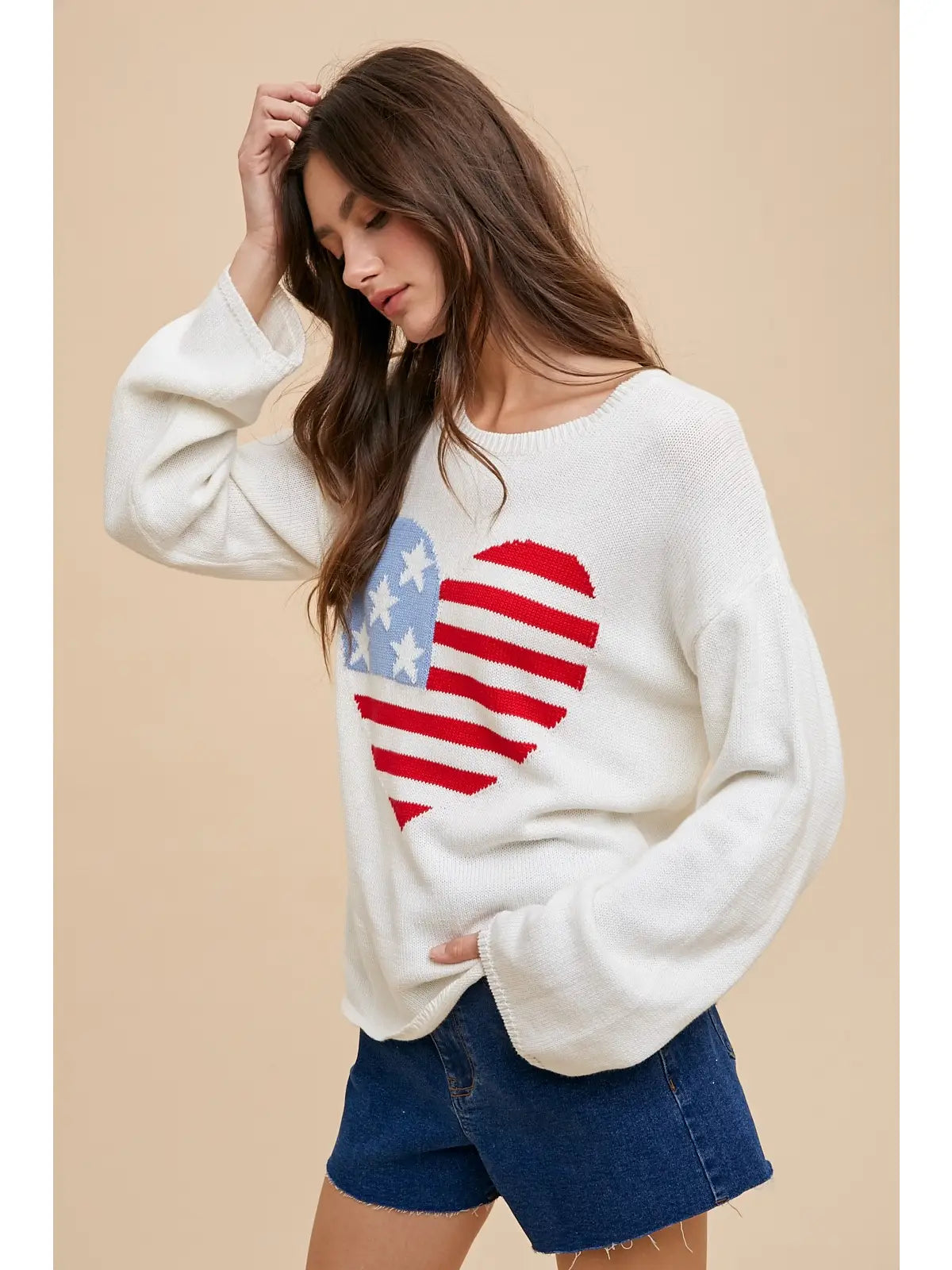 American Heart Sweater Hip Women's Urban