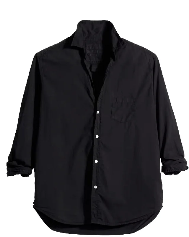 Black Eileen Button Up Elegant Women's Formal 