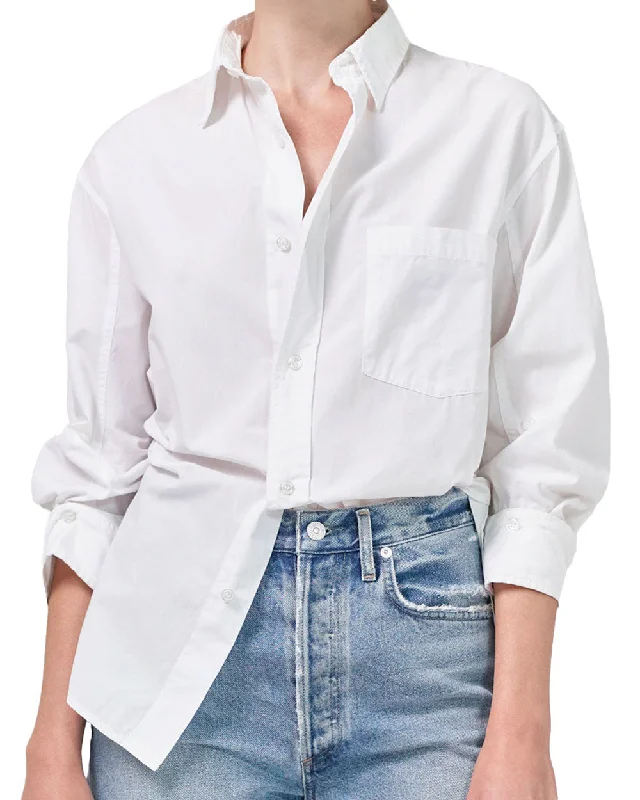 Optic White Kayla Shirt Trendy Women's 
