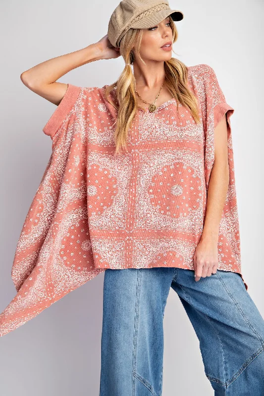 Mauve Swing Top Bold Women's Animal Print