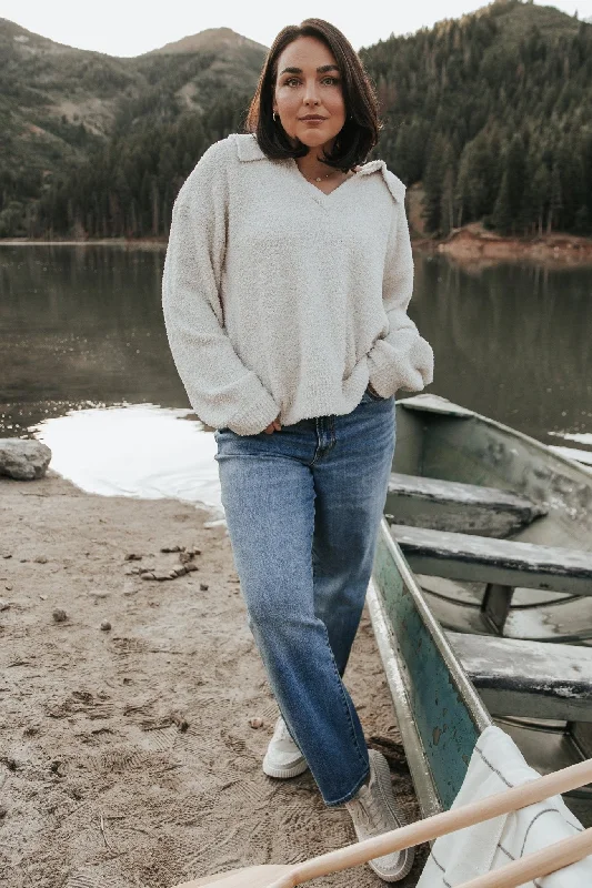 Lockwood Sweater | Oatmeal performance