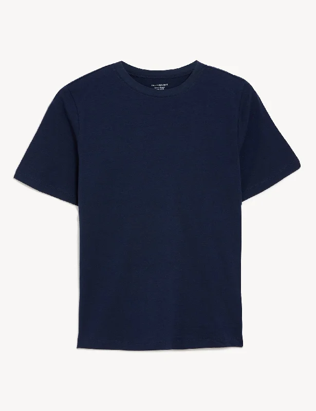 Pure Cotton Crew Neck T-Shirt performance