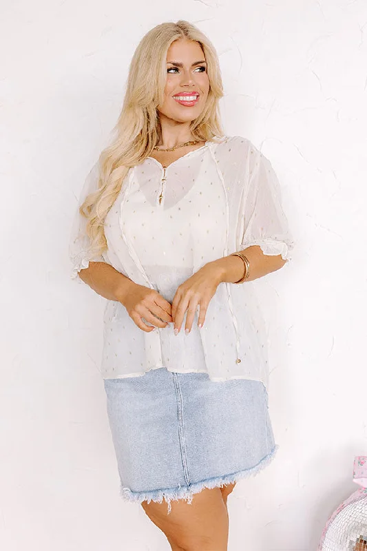 One To Remember Shift Top In White Curves Modern Women's 