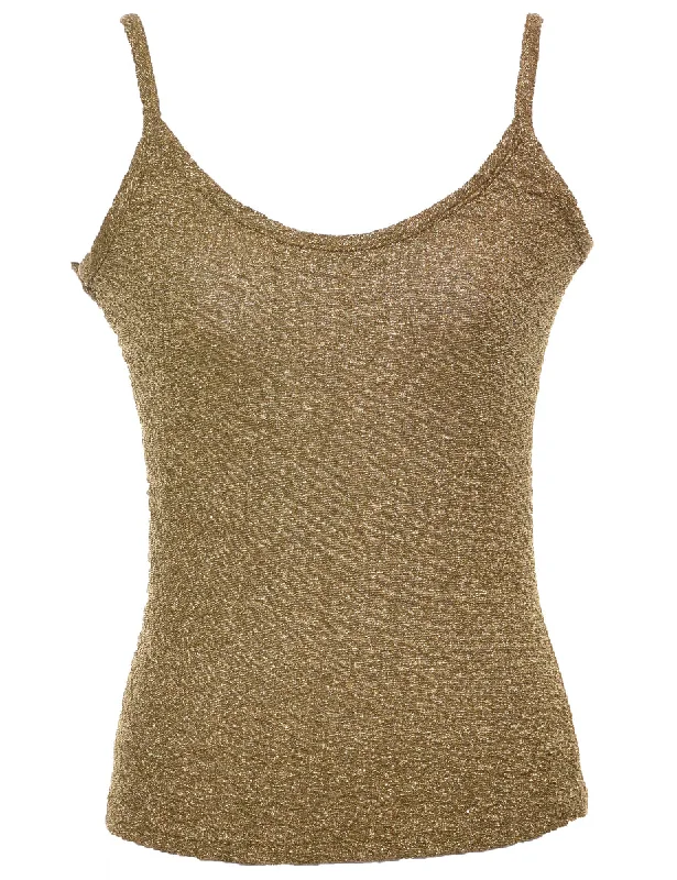 Olive Green Evening Top - M Compression