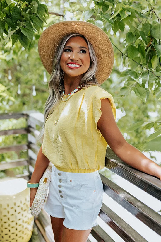 Well Curated Top In Yellow Practical Women's Multi - 