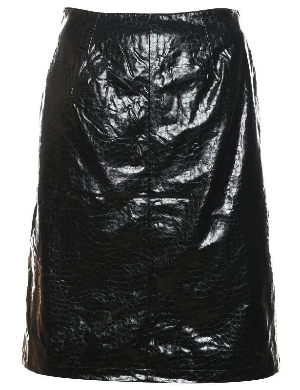 PVC A-Line Skirt - S French