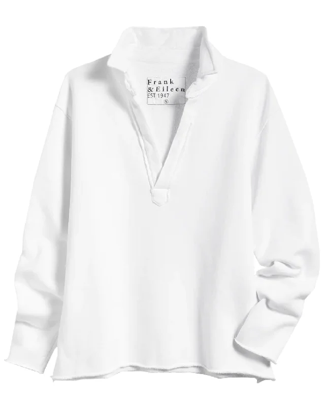 White Patrick Popover Henley Sharp Women's Italian