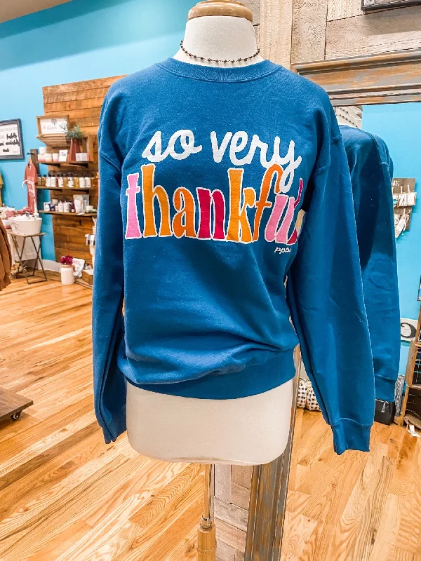 So Very Thankful Pullover Rugged Women's Outdoor 