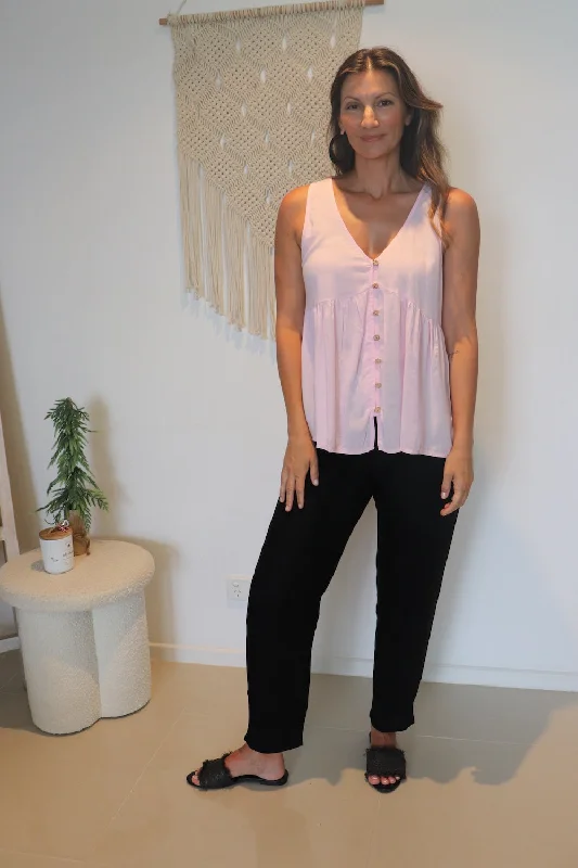 Airlie Beach Top in Pink Disco