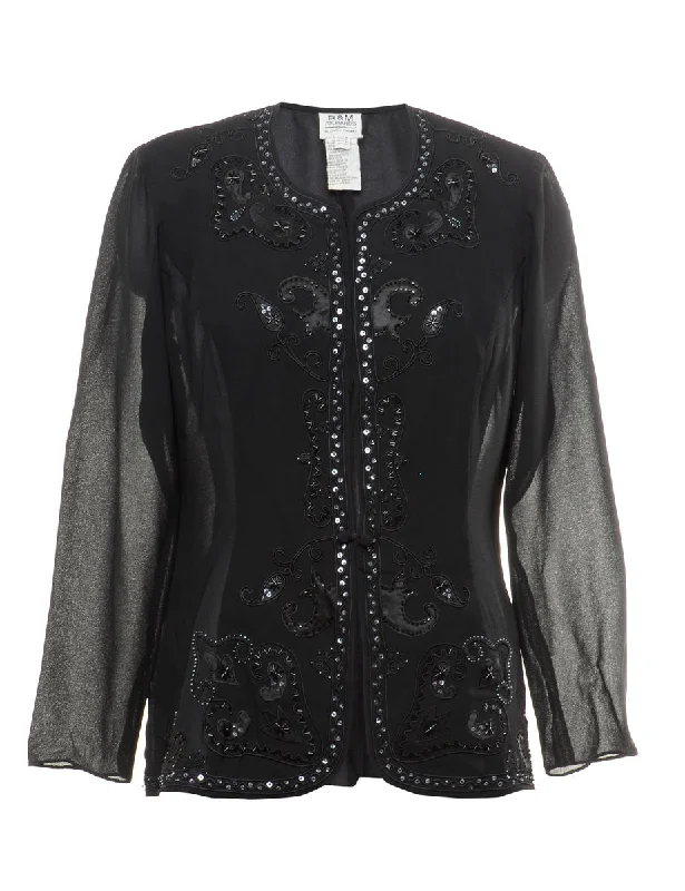 Beaded Evening Jacket - M Gym