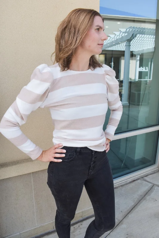 Follow You Home Stripe Top Modern Women's 