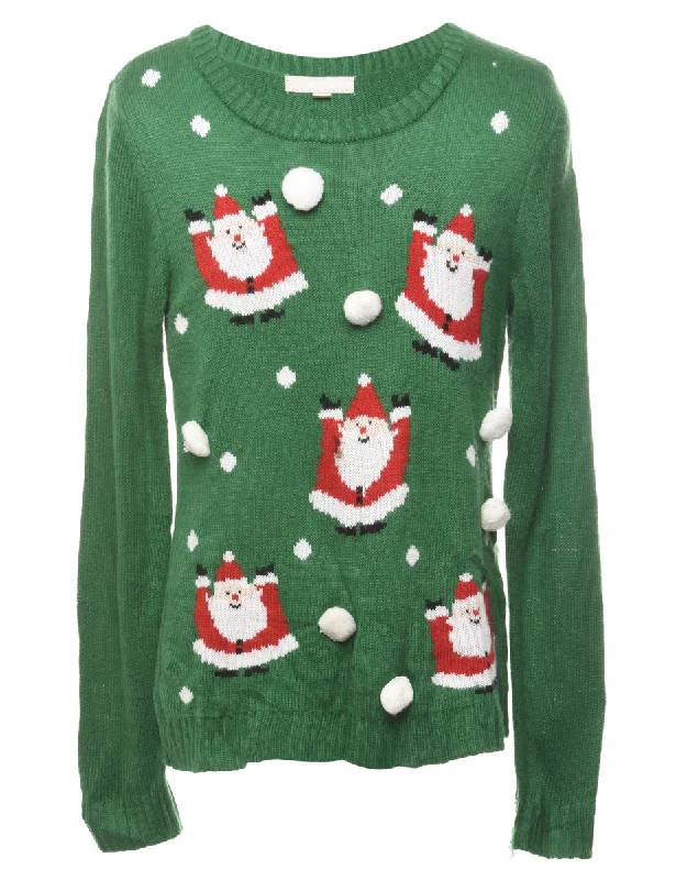 Santa Claus Christmas Jumper - L French