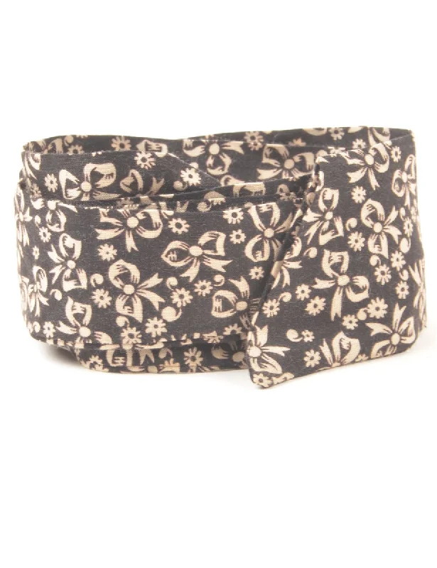 Novelty Print Waist Belt - M Refined Women's Velvet