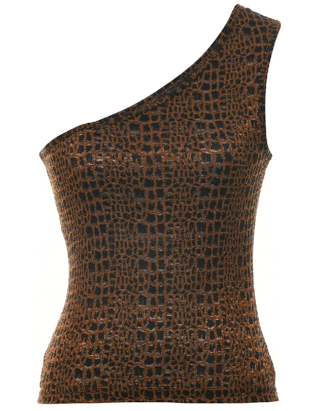 One Shoulder Evening Top - XS Modern Women's 