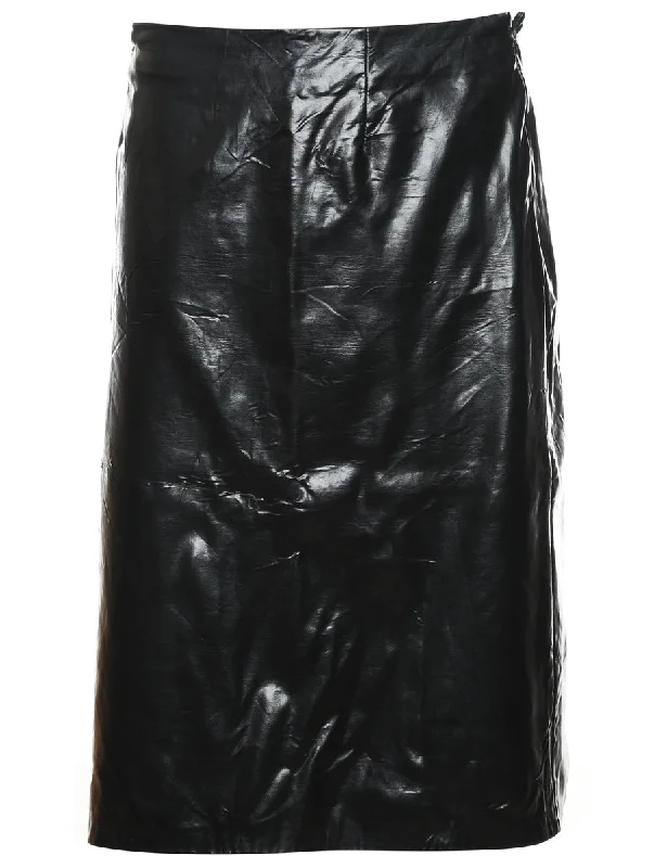 Black A-Line Skirt - M Vacation