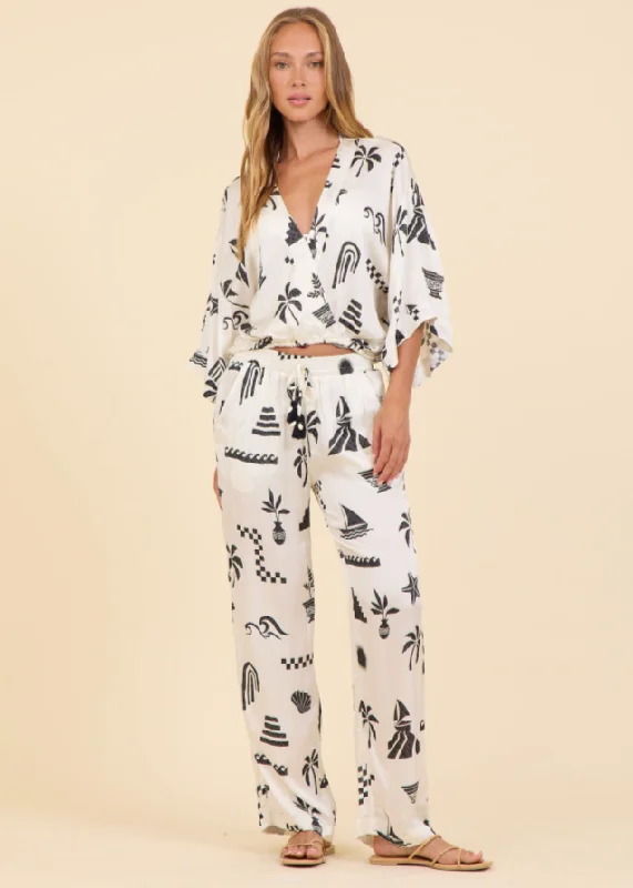 Beach Vibe Satin Crop Top Street