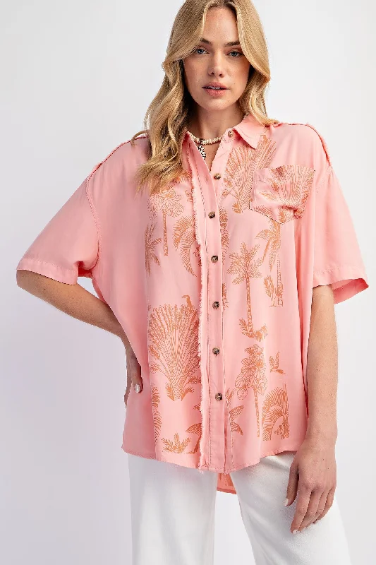 Bahama Mama Buttondown Youthful Women's Anime - inspired