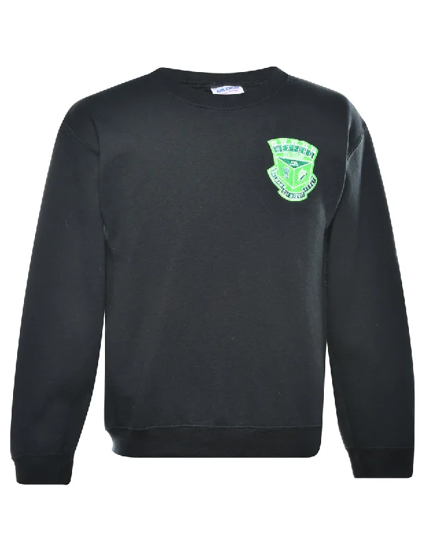 Gillian Wexford Printed Sweatshirt - S Stylish Women's Neon