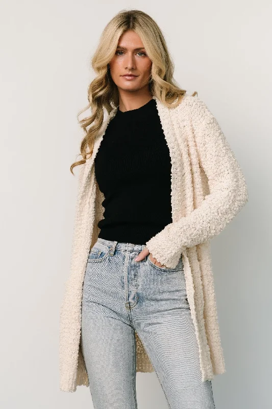 Oxford Pocket Cardigan | Cream Cool Women's Skate