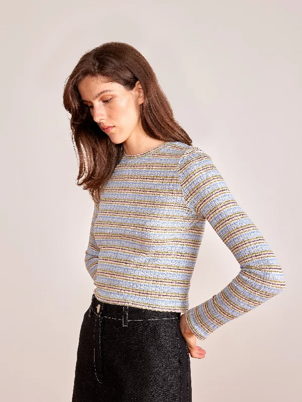 PISTA striped top blue multi Sophisticated Women's 