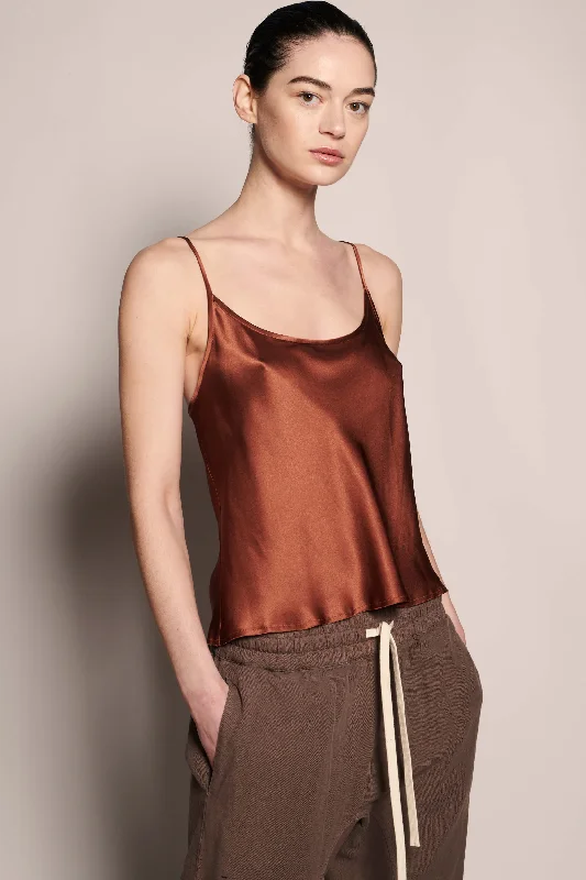 Minimal Cami Tank - Almond Monochromatic Office Style