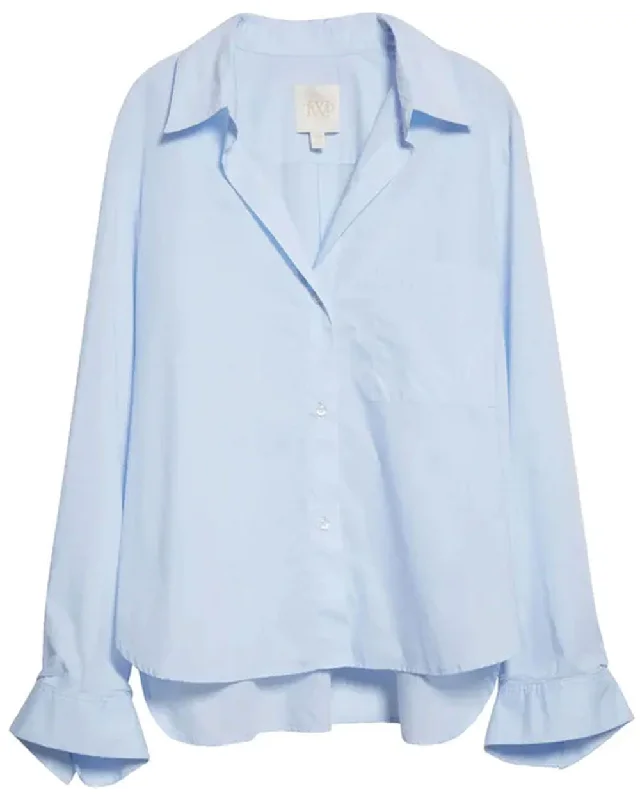 Baby Blue Morning After Shirt Sporty Women's Athleisure 