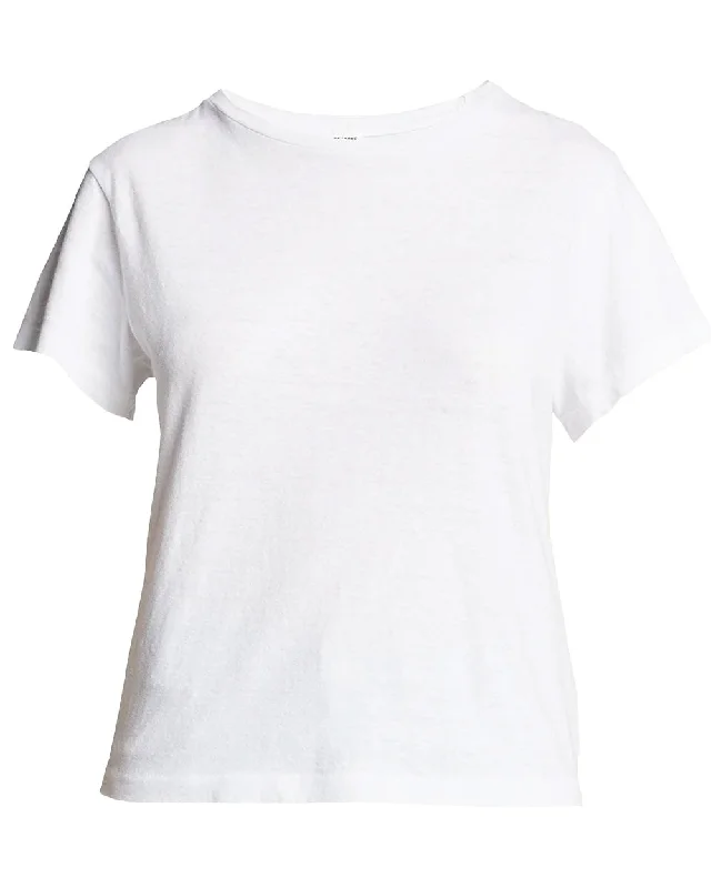 Classic Tee in Optic White Dynamic Women's Moto