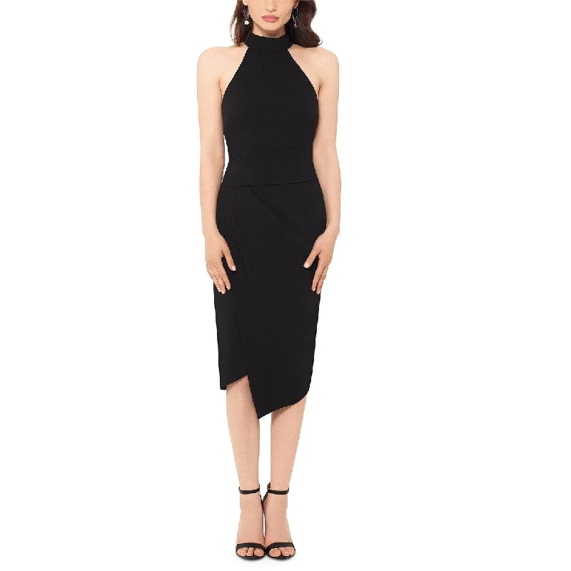 Betsy & Adam Women's Asymmetrical Hem Bodycon Dress Black Size 10 Laid - back Women's Style Betsy & Adam Women's Asymmetrical Hem Bodycon Dress Black Size 10 Laid - back Women's Style