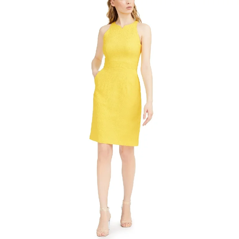 Nanette Lepore Women's Sleeveless Sheath Dress Yellow Size 6 Modern Women's 